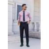 imageCOOFANDY Mens Dress Shirt Long Sleeve Wrinkle Free Formal Shirts Business Casual Button Down ShirtsLight Purple