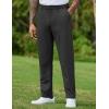 imageCOOFANDY Mens Golf Pants Stretch Work Dress Pants Quick Dry Lightweight Pants Casual Slim Fit Slacks with PocketsBlack