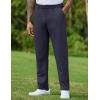 imageCOOFANDY Mens Golf Pants Stretch Work Dress Pants Quick Dry Lightweight Pants Casual Slim Fit Slacks with PocketsDark Blue