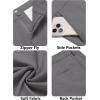 imageCOOFANDY Mens Golf Pants Stretch Work Dress Pants Quick Dry Lightweight Pants Casual Slim Fit Slacks with PocketsDark Gery