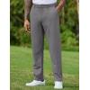 imageCOOFANDY Mens Golf Pants Stretch Work Dress Pants Quick Dry Lightweight Pants Casual Slim Fit Slacks with PocketsDark Gery