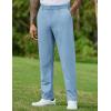 imageCOOFANDY Mens Golf Pants Stretch Work Dress Pants Quick Dry Lightweight Pants Casual Slim Fit Slacks with PocketsLight Blue