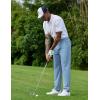imageCOOFANDY Mens Golf Pants Stretch Work Dress Pants Quick Dry Lightweight Pants Casual Slim Fit Slacks with PocketsLight Blue