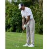 imageCOOFANDY Mens Golf Pants Stretch Work Dress Pants Quick Dry Lightweight Pants Casual Slim Fit Slacks with PocketsLight Grey