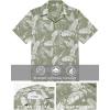 imageCOOFANDY Mens Hawaiian Shirt Short Sleeve Floral Button Down Shirts Tropical Summer Beach Shirts Camp Collar ShirtA Palm Leaf