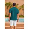 imageCOOFANDY Mens Hawaiian Shirt Short Sleeve Floral Button Down Shirts Tropical Summer Beach Shirts Camp Collar ShirtLake Greenleaf