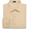 imageCOOFANDY Mens Muscle Fit Dress Shirts WrinkleFree Long Sleeve Casual Button Down ShirtsLight Khaki