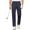 imageCOOFANDY Mens Golf Pants Stretch Work Dress Pants Quick Dry Lightweight Pants Casual Slim Fit Slacks with PocketsDark Blue