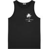 imageCOOFANDY Mens Graphic Tank Tops Summer Beach Sleeveless T Shirt Hawaiian Palm Tree Vacation Muscle Gym TankBlackcoconut