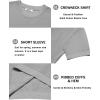 imageCOOFANDY Mens Knit TShirts Short Sleeve Crewneck Shirt Casual Textured Pullover TeesLight Grey