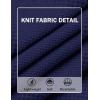 imageCOOFANDY Mens Knit TShirts Short Sleeve Crewneck Shirt Casual Textured Pullover TeesNavy Blue