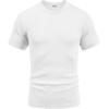 imageCOOFANDY Mens Knit TShirts Short Sleeve Crewneck Shirt Casual Textured Pullover TeesWhite