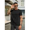 imageCOOFANDY Mens Short Sleeve TShirts Crew Neck Casual Summer T Shirts 13 Pack Basic Tee ShirtAblack 1pack