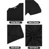 imageCOOFANDY Mens Short Sleeve TShirts Crew Neck Casual Summer T Shirts 13 Pack Basic Tee ShirtAblack 1pack