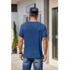 imageCOOFANDY Mens Short Sleeve TShirts Crew Neck Casual Summer T Shirts 13 Pack Basic Tee ShirtAdark Blue 1pack