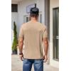 imageCOOFANDY Mens Short Sleeve TShirts Crew Neck Casual Summer T Shirts 13 Pack Basic Tee ShirtAkhaki 1pack