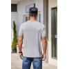 imageCOOFANDY Mens Short Sleeve TShirts Crew Neck Casual Summer T Shirts 13 Pack Basic Tee ShirtAlight Grey 1pack