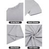 imageCOOFANDY Mens Short Sleeve TShirts Crew Neck Casual Summer T Shirts 13 Pack Basic Tee ShirtB BlackLight Grey 2 Pack