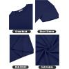 imageCOOFANDY Mens Short Sleeve TShirts Crew Neck Casual Summer T Shirts 13 Pack Basic Tee ShirtB Dark GreyNavy Blue 2 Pack