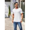 imageCOOFANDY Mens Short Sleeve TShirts Crew Neck Casual Summer T Shirts 13 Pack Basic Tee ShirtC BlackDark GreyWhite 3 Pack