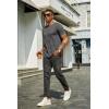 imageCOOFANDY Mens Short Sleeve TShirts Crew Neck Casual Summer T Shirts 13 Pack Basic Tee ShirtC BlackNavy BlueDark Grey 3 Pack