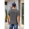 imageCOOFANDY Mens Short Sleeve TShirts Crew Neck Casual Summer T Shirts 13 Pack Basic Tee ShirtC BlackNavy BlueDark Grey 3 Pack