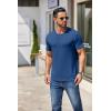 imageCOOFANDY Mens Short Sleeve TShirts Crew Neck Casual Summer T Shirts 13 Pack Basic Tee ShirtC BlackNavy BlueWhite 3 Pack