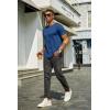 imageCOOFANDY Mens Short Sleeve TShirts Crew Neck Casual Summer T Shirts 13 Pack Basic Tee ShirtC BlackNavy BlueWhite 3 Pack