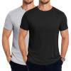 B- Black/Light Grey -2 Pack