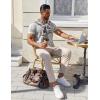 imageCOOFANDY Mens Cotton Henley TShirts Short Sleeve Button Casual Basic Tees Work Shirts with Split SideLight Grey
