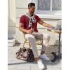 imageCOOFANDY Mens Cotton Henley TShirts Short Sleeve Button Casual Basic Tees Work Shirts with Split SideWine Red