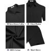 imageCOOFANDY Mens Button Down Short Sleeve Shirt Casual Cotton Summer Beach Wedding Shirts with PocketBlack