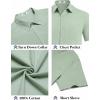 imageCOOFANDY Mens Button Down Short Sleeve Shirt Casual Cotton Summer Beach Wedding Shirts with PocketLight Green