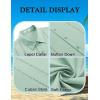 imageCOOFANDY Mens Cuban Guayabera Shirt Short Sleeve Button Down Shirts Summer Beach Vacation ShirtsSage Green