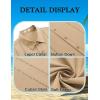 imageCOOFANDY Mens Cuban Guayabera Shirt Short Sleeve Button Down Shirts Summer Beach Vacation ShirtsTan