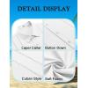 imageCOOFANDY Mens Cuban Guayabera Shirt Short Sleeve Button Down Shirts Summer Beach Vacation ShirtsWhite