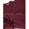 imageCOOFANDY Mens Knit Short Sleeve Shirts Button Down Vintage Knitted Polo Shirt Casual Beach Crochet Cable Vacation ShirtClaret