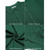 imageCOOFANDY Mens Knit Short Sleeve Shirts Button Down Vintage Knitted Polo Shirt Casual Beach Crochet Cable Vacation ShirtGreen