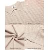 imageCOOFANDY Mens Knit Short Sleeve Shirts Button Down Vintage Knitted Polo Shirt Casual Beach Crochet Cable Vacation ShirtLight Coffee