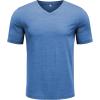 imageCOOFANDY Mens T Shirts Short Sleeve Classic V Neck TShirt Casual Summer Basic Tee ShirtBlue