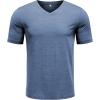 imageCOOFANDY Mens T Shirts Short Sleeve Classic V Neck TShirt Casual Summer Basic Tee ShirtDark Blue