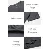 imageCOOFANDY Mens T Shirts Short Sleeve Classic V Neck TShirt Casual Summer Basic Tee ShirtDark Grey
