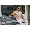 imageCOOFANDY Mens T Shirts Short Sleeve Classic V Neck TShirt Casual Summer Basic Tee ShirtKhaki