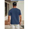 imageCOOFANDY Mens T Shirts Short Sleeve Classic V Neck TShirt Casual Summer Basic Tee ShirtNavy Blue