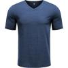 imageCOOFANDY Mens T Shirts Short Sleeve Classic V Neck TShirt Casual Summer Basic Tee ShirtNavy Blue