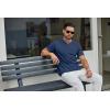 imageCOOFANDY Mens T Shirts Short Sleeve Classic V Neck TShirt Casual Summer Basic Tee ShirtNavy Blue