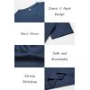 imageCOOFANDY Mens T Shirts Short Sleeve Classic V Neck TShirt Casual Summer Basic Tee ShirtNavy Blue