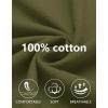 imageCOOFANDY Mens Casual Cotton Pants Elastic Waist Drawstring Linen Beach Summer Pants Lightweight Yoga TrousersArmy Green