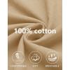 imageCOOFANDY Mens Casual Cotton Pants Elastic Waist Drawstring Linen Beach Summer Pants Lightweight Yoga TrousersKhaki