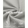 imageCOOFANDY Mens Casual Cotton Pants Elastic Waist Drawstring Linen Beach Summer Pants Lightweight Yoga TrousersLight Grey